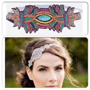 Zara Accessories - Zara Embroidered with Gemstones Head Band! Zara Accessories - Zara Embroidered with Gemstones Head Band!