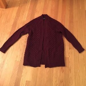 Maroon American Eagle Cardigan