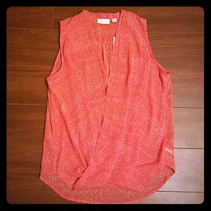 Beautiful coral blouse NWT