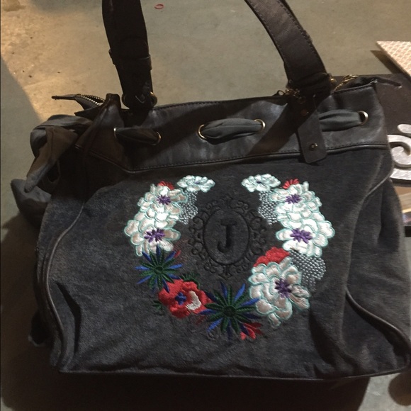 SALE ❤️ Grey Juicy Couture Bow Bag