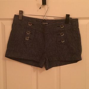Linen/cotton shorts