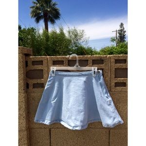 Denim circle skirt