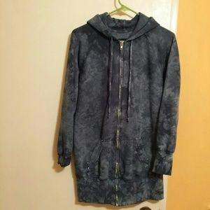 *NEW!* LF CARMAR Boho Blue Long Zip-Up Hoodie!