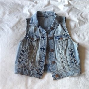 American Eagle Denim Vest