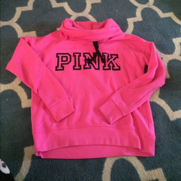 Pink cowl neck/ pros