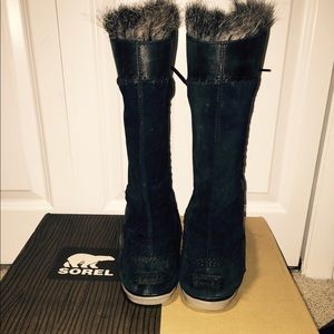 Sorel Cate the Great Women's Black Boots