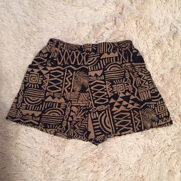 Tribal Print Shorts.