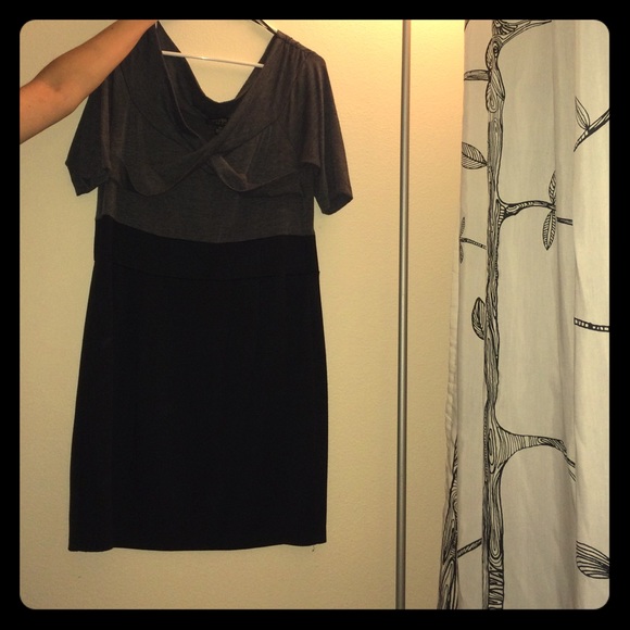 Black and grey dress