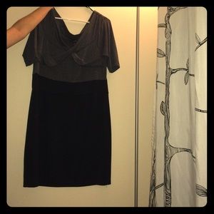 Black and grey dress