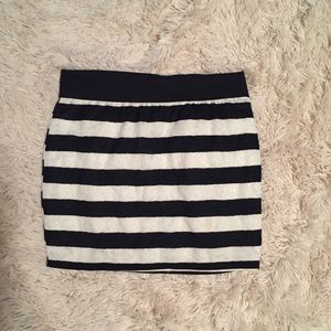 Striped Mini Bodycon Skirt!