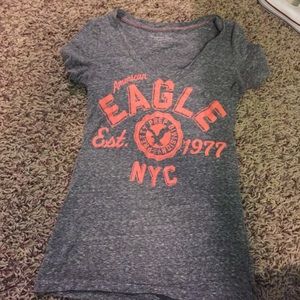 Short sleeved v-neck