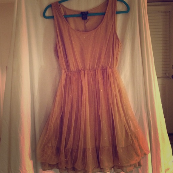 Champagne glitter dress