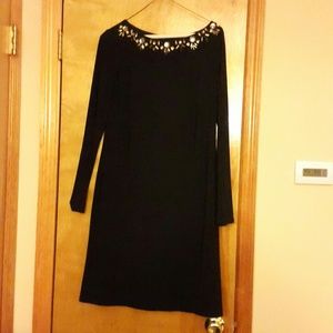 Vince Camuto dress with embellished neckline
