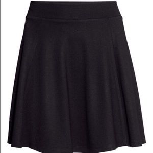 H&M Black Skater Skirt