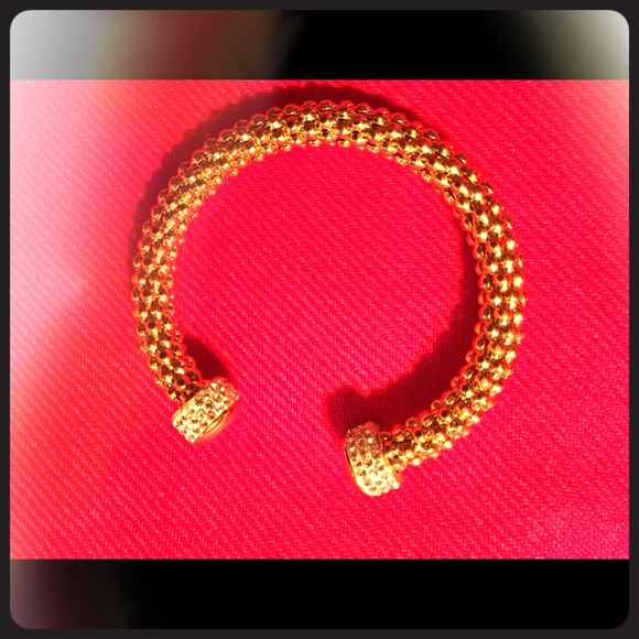 BRACELET GOLD PLARED CRISTALS