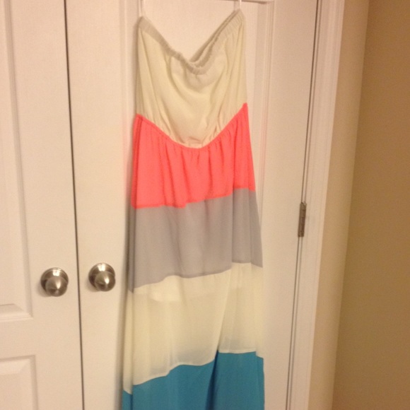 Bright Color boutique Maxi Dress
