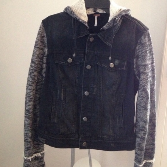 Black denim free people