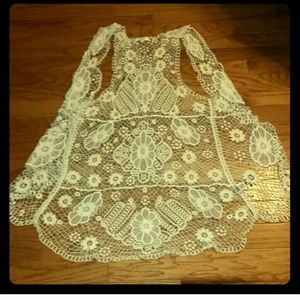 Gorgeous Boho lace deal vest