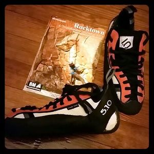 Mens 5.10 Five Ten Newton Rock Climbing Shoes