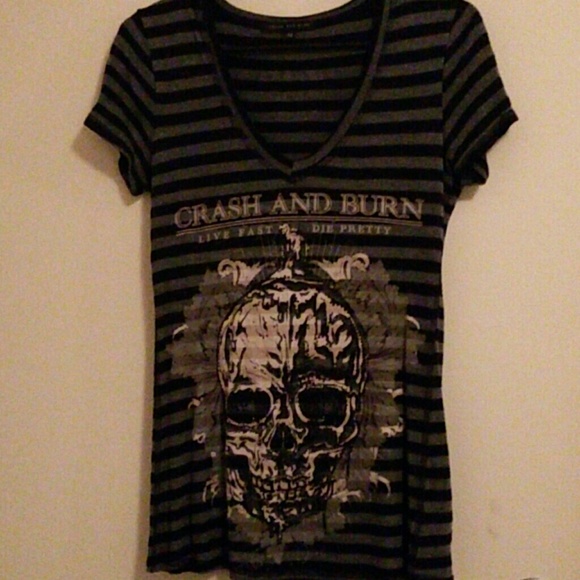 Crash and burn shirt