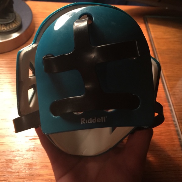 Mini Riddell Sharks Goalie Helmet Collectible! - Picture 3 of 4