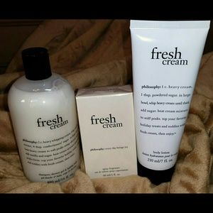 *****SOLD*****  Philosophy 3 Piece Fresh Cream