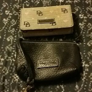 Lot of 2 change purse and card holder.
