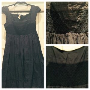 Anthropologie Navy Dress