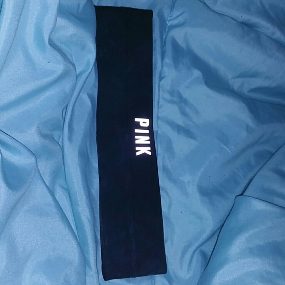 Pink VS headband (black)