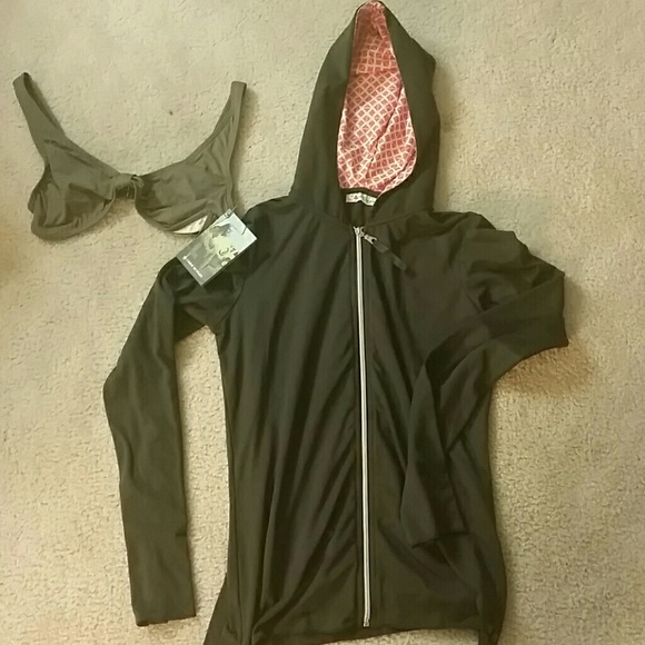 Workout jacket & bikini top *bundle*