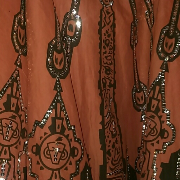 ✨GORGEOUS SKIRT Spanish dancing A Line full skirt hard to part with - Picture 2 of 5