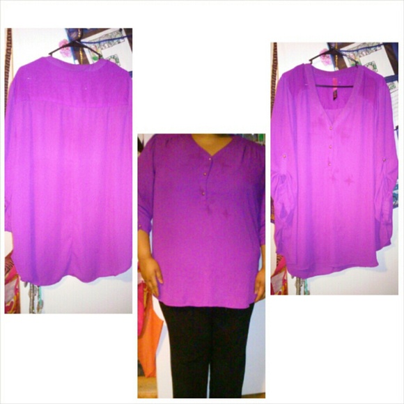 Purple dress shirt