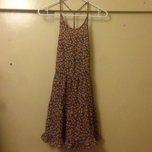 Urban Outfitters Floral Open Back Dress