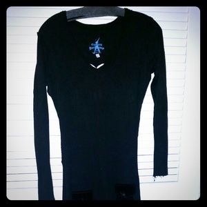 sleek, black comfy maxi