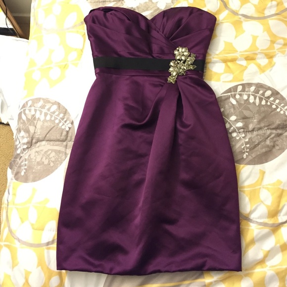 Purple Cocktail/Bridesmaid Dress - Picture 1 of 4