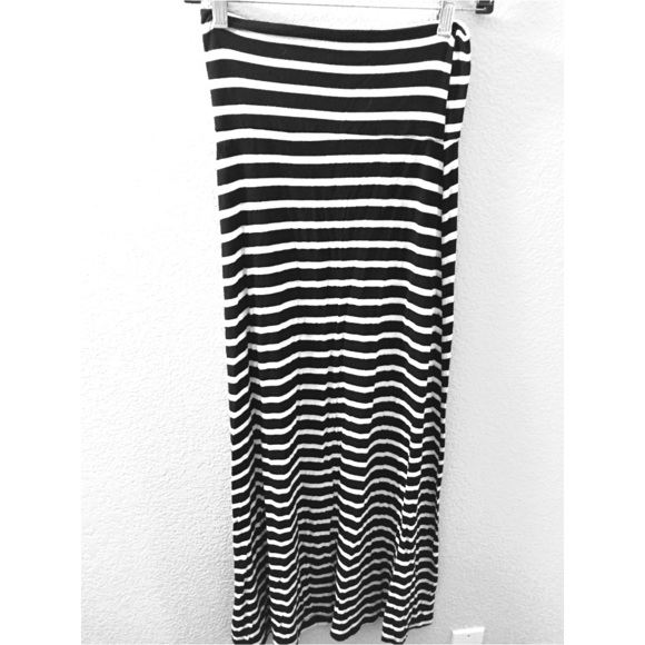 Cute striped maxi skirt