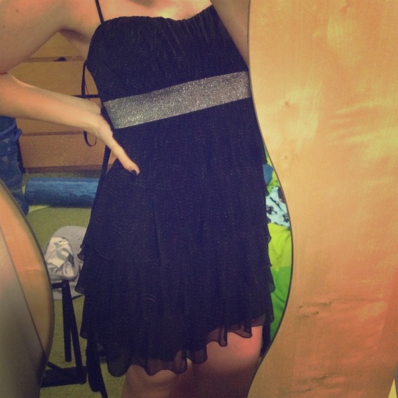 Short Flirty Black Dress