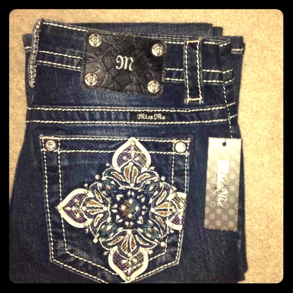 ♦️SOLD ON MERCARI♦️BRAND NEW- MISS ME JEANS 24x32 - Picture 1 of 3