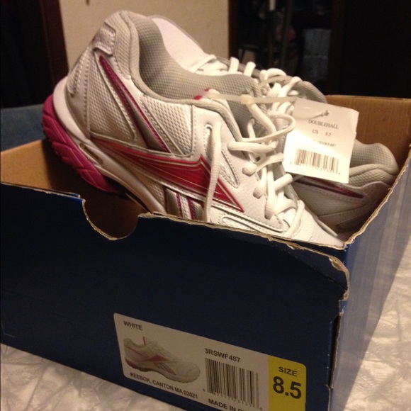 NEW Magenta and White Running Shoes