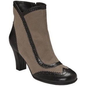 A2 by Aerosoles, "Rolling Wave" mink combo