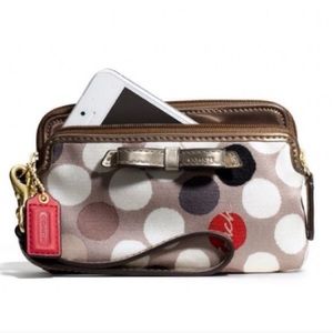 NWT Coach Double Zip Wallet