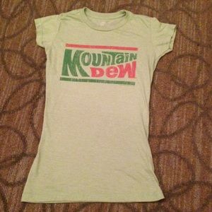 Mountain Dew Tshirt Women's Size S
