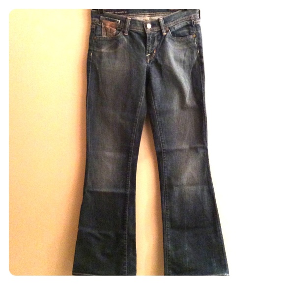 Citizens of Humanity 27 Low Rise Flare Jeans EUC