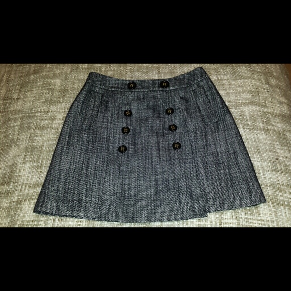 BCBG tweed A-line skirt