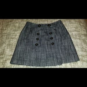 BCBG tweed A-line skirt