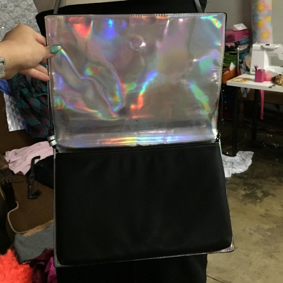 Holographic Satchel Purse - Picture 3 of 4
