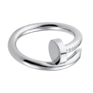 Sterling Silver Nail Ring & Gold Band size 8