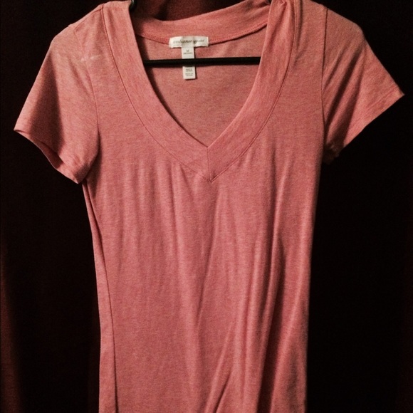 pink and baby mint v-neck | BUNDLE: $10 for both