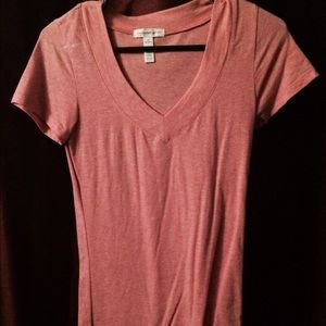 pink and baby mint v-neck | BUNDLE: $10 for both