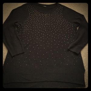 XL Black Tunic sweater